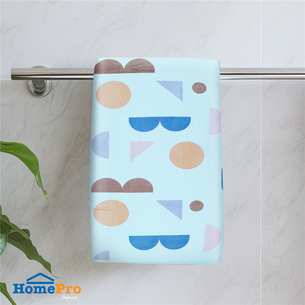 ผ้าขนหนู ME LIVING ELISE 27X54 นิ้ว สีฟ้า