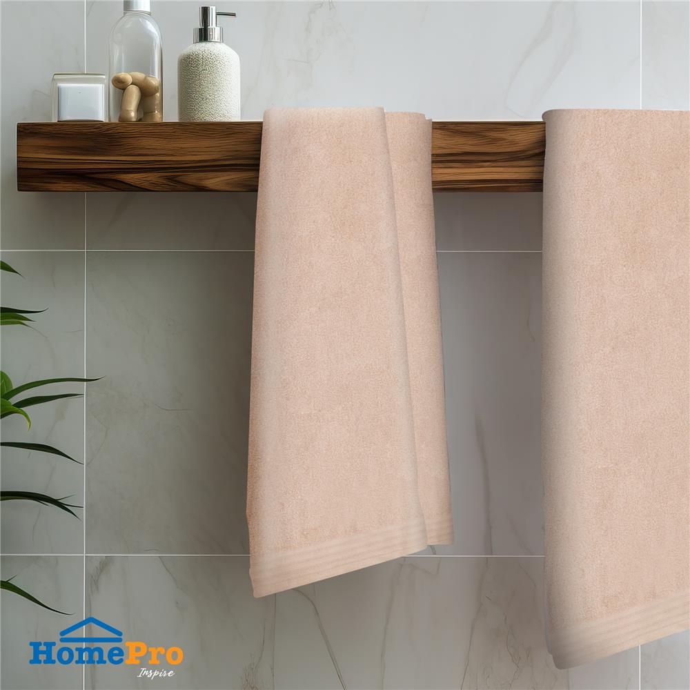 ผ้าขนหนู ME LIVING KIPTON 13X30 นิ้ว สีน้ำตาล