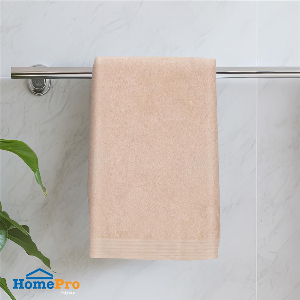 ผ้าขนหนู ME LIVING KIPTON 27X54 นิ้ว สีน้ำตาล