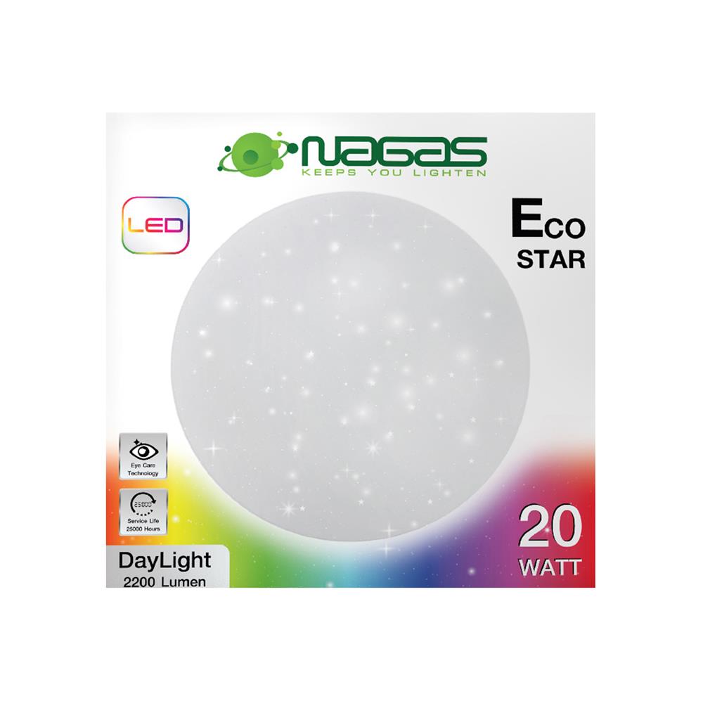 ไฟเพดาน LED NAGAS ECO STAR 11 นิ้ว 20 วัตต์ DAYLIGHT สีขาว