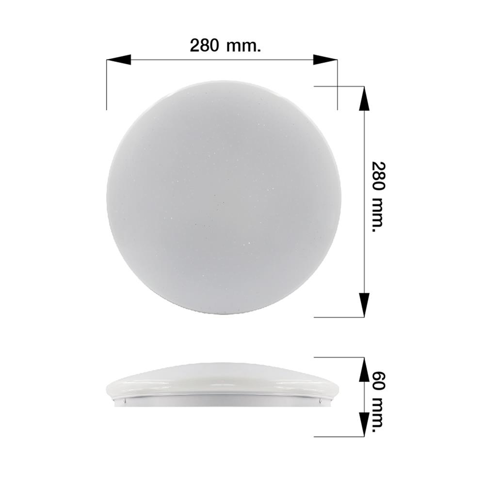 ไฟเพดาน LED NAGAS ECO STAR 11 นิ้ว 20 วัตต์ DAYLIGHT สีขาว