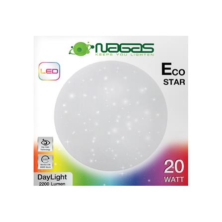 ไฟเพดาน LED NAGAS ECO STAR 11 นิ้ว 20 วัตต์ DAYLIGHT สีขาว_4