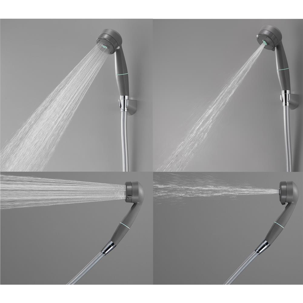 ฝักบัวเฉพาะหัวพร้อมไส้กรอง 2 ระดับ KUDOS X-STRAEM สีดำ