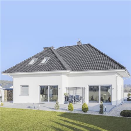 สีน้ำทาภายนอก MEGA KOLOR สีขาว ด้าน 17.5 ลิตร_4