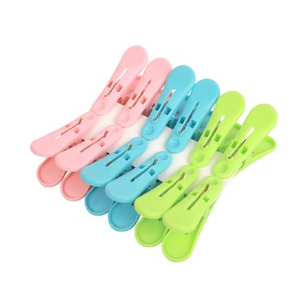 กิ๊บหนีบผ้า PLIM หลากสี แพ็ก 12 ชิ้น