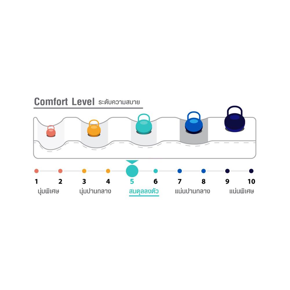 ที่นอน 5 ฟุต HOME LIVING STYLE  BRIGHTON