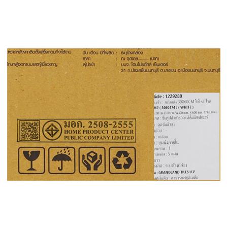 กระเบื้องผนัง 30x60 ซม. TARA โดโรธี ไวท์ 0.9M2_4
