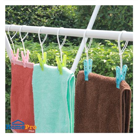 กิ๊บหนีบผ้ามีสายคล้อง PLIM PASTEL หลากสี แพ็ก 20 ชิ้น_3