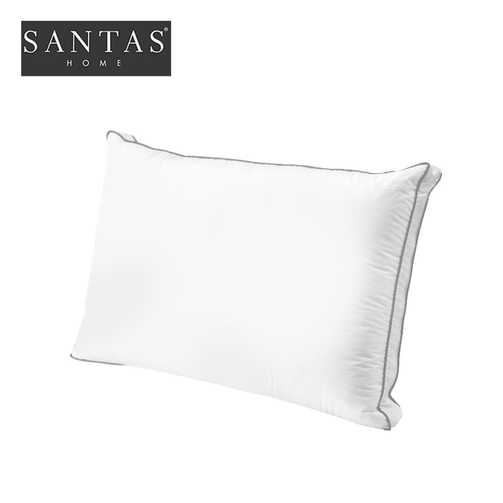 หมอนหนุน ไมโครเจล SANTAS MICROGEL HYBRID PLUS 19x29 นิ้ว สีขาว
