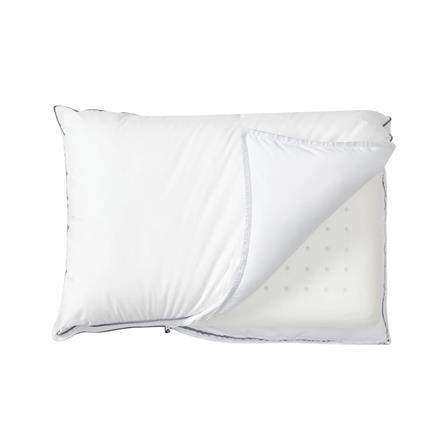 หมอนหนุน ไมโครเจล SANTAS MICROGEL HYBRID PLUS 19x29 นิ้ว สีขาว_2