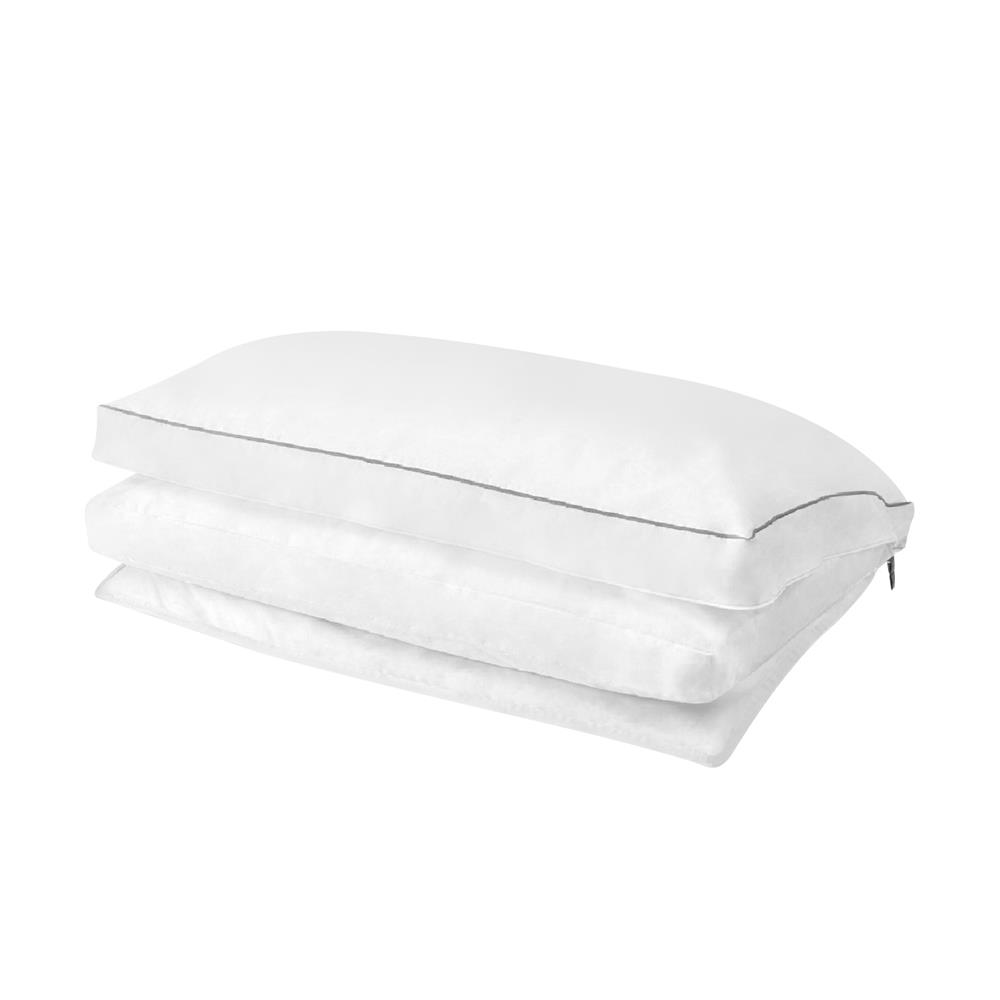 หมอนหนุน ไมโครเจล SANTAS MICROGEL PLUS 19x29 นิ้ว สีขาว