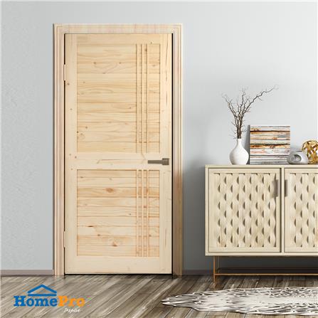 ประตูไม้สน AZLE–EZ27BJ 80X200 ซม._3