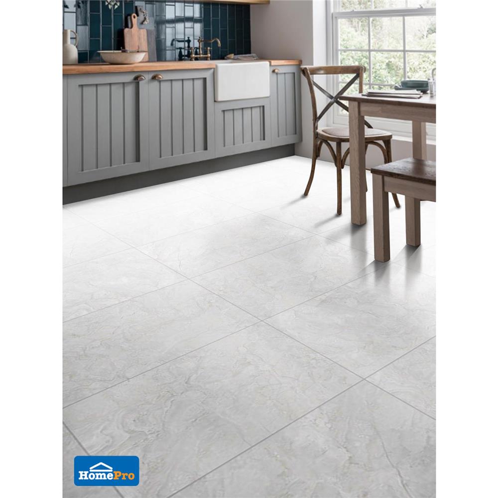 กระเบื้องพื้น 60x90 ซม. TARA เบอร์ลิไนต์ เทาอ่อน 1.08 ตร.ม.