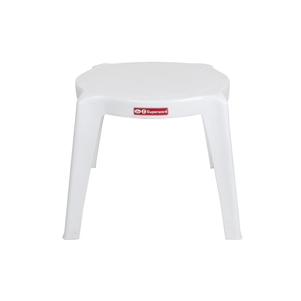 โต๊ะข้างพลาสติก SUPERWARE รุ่น T-13 สีขาว