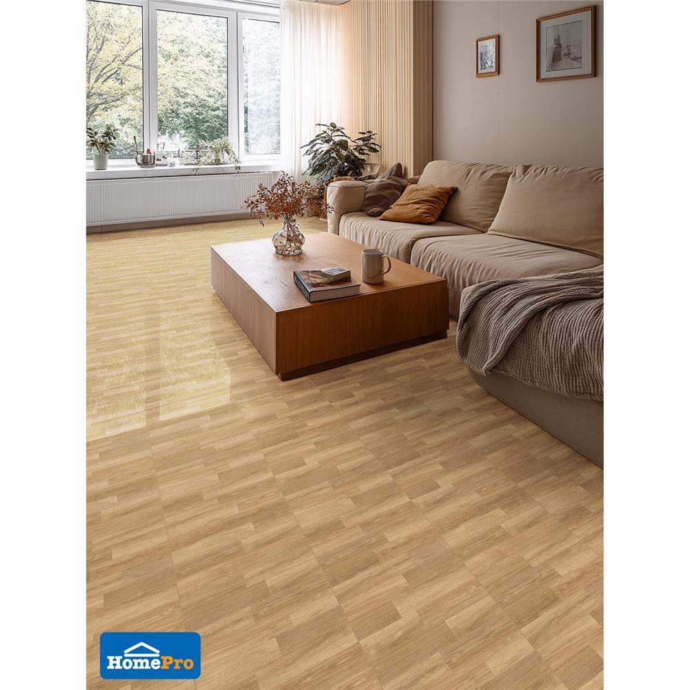 กระเบื้องพื้น 16x16 นิ้ว COTTO ควินโต วู้ด น้ำตาล PM 0.96 ตร.ม.