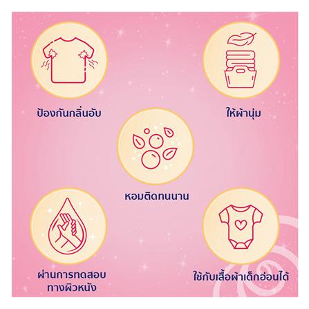 รีฟิลน้ำยาปรับผ้านุ่ม DOWNY 1 ลิตร กลิ่นหอมช่อดอกไม้อันแสนน่ารัก 1+1_5