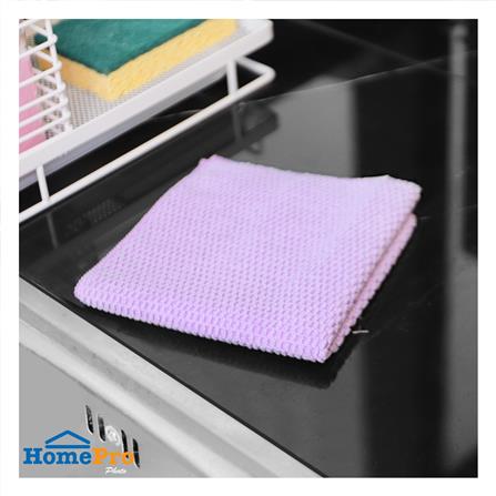 ผ้าทำความสะอาดอเนกประสงค์ ACCO 30X30 ซม. แพ็ก 2 ชิ้น สีส้ม/ม่วง_5