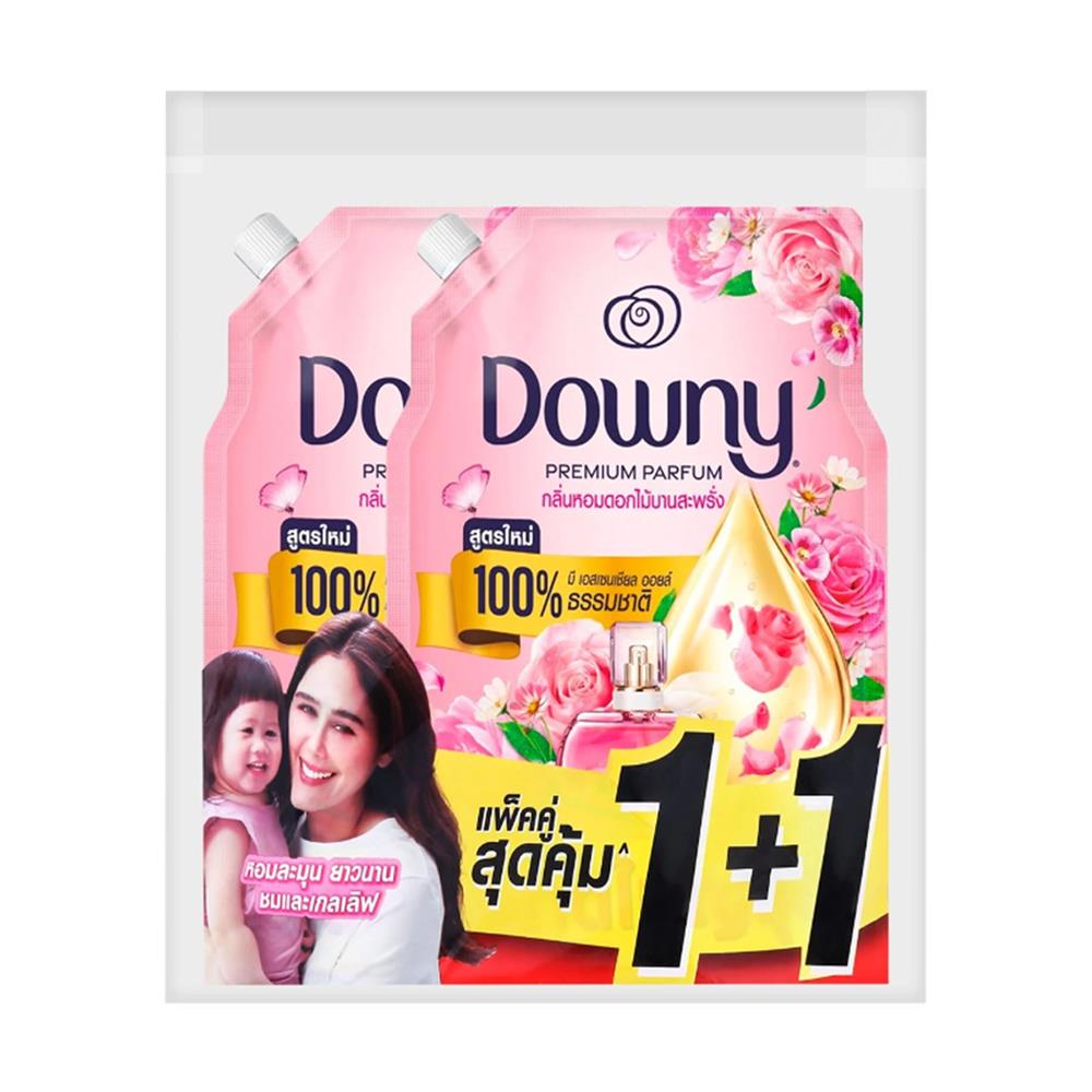 รีฟิลน้ำยาปรับผ้านุ่ม DOWNY BLISSFUL BLOSSOM 1 ลิตร แพ็กคู่