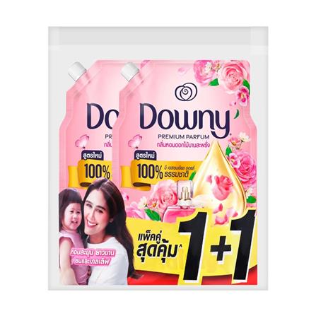รีฟิลน้ำยาปรับผ้านุ่ม DOWNY BLISSFUL BLOSSOM 1 ลิตร แพ็กคู่_0