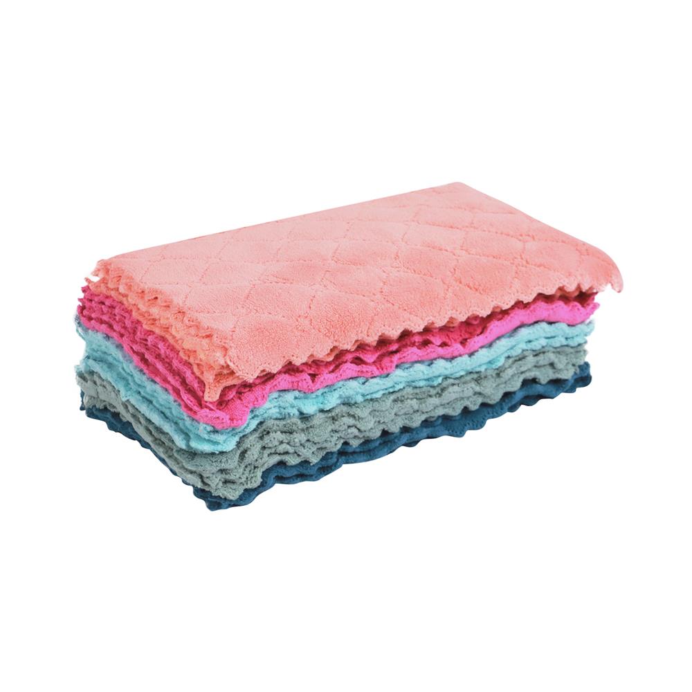 ผ้าทำความสะอาดอเนกประสงค์ ACCO 16X27cm แพ็ก 20 ชิ้น สีฟ้า/ส้ม/กรม/เทา/ชมพู