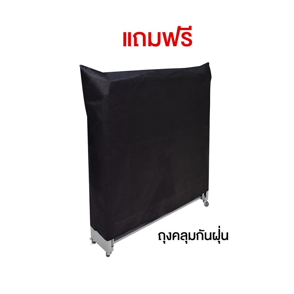 เตียงพับพร้อม TOPPER THAIBULL EZ-010 2107 PU สีส้ม