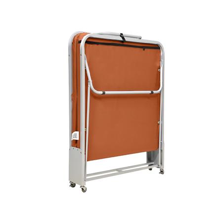 เตียงพับพร้อม TOPPER THAIBULL EZ-010 2107 PU สีส้ม_2