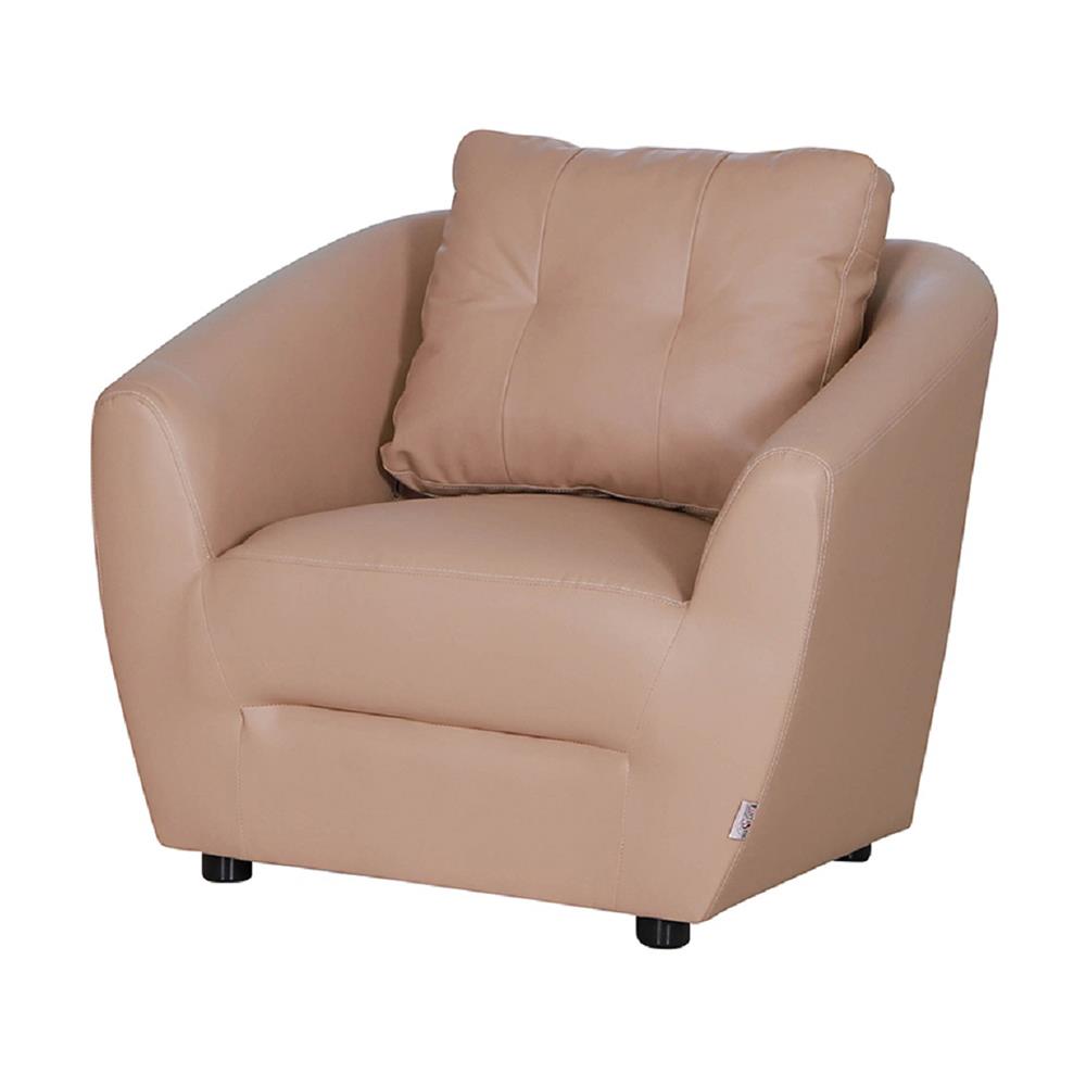 ชุดโซฟา 5 ที่นั่ง AS FURNITURE ROOF LCRD01 PVC สีครีม