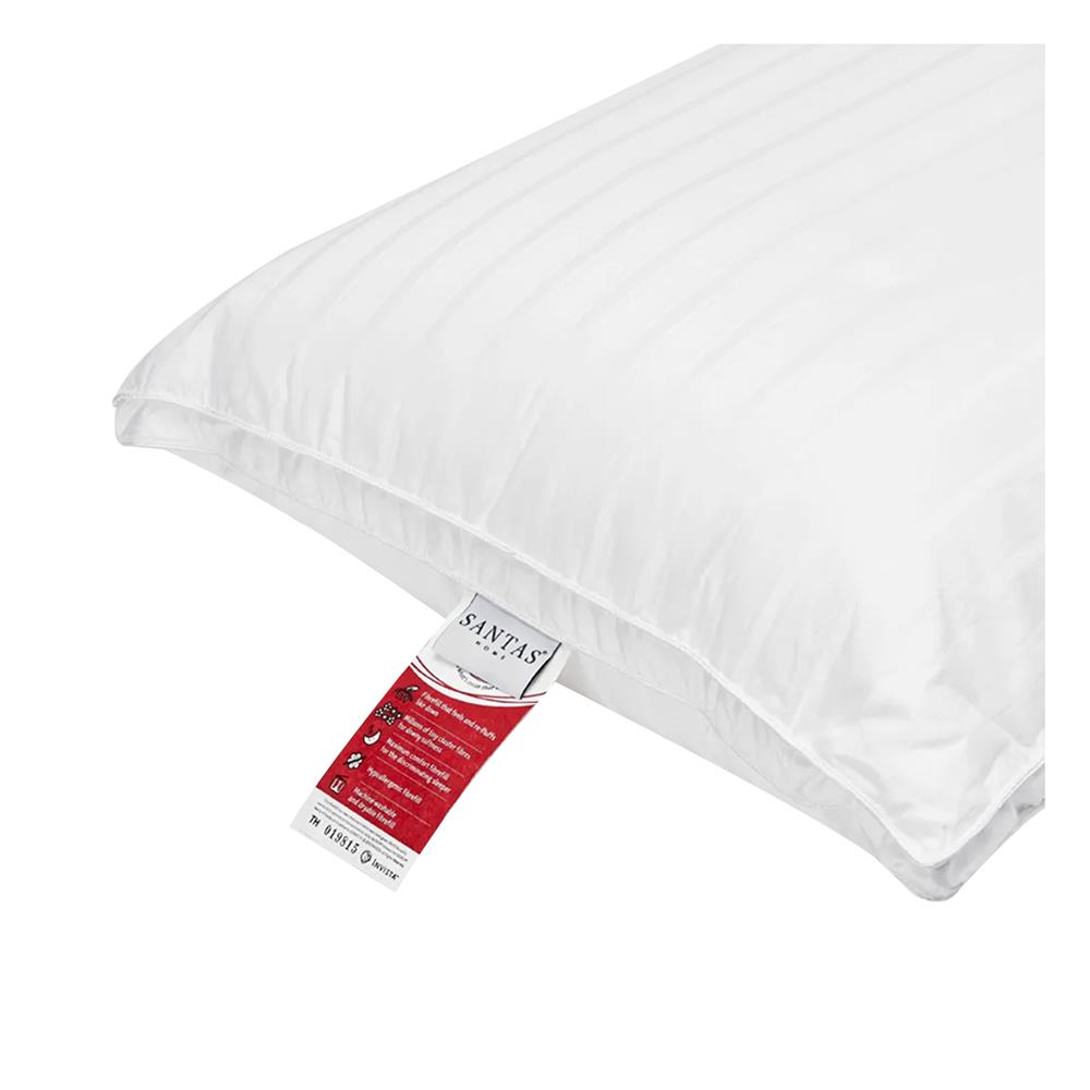 หมอนหนุน ใยสังเคราะห์ SANTAS DACRON COMFOREL DOWN ESSENCE 19x29 นิ้ว สีขาว