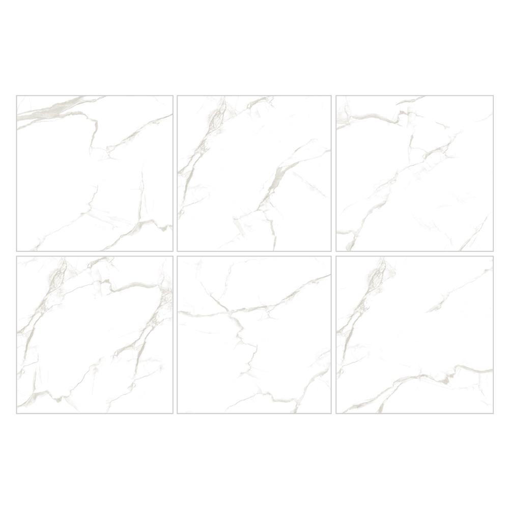 กระเบื้องพื้นพอร์ซเลน 60x60 ซม. TARA จีอัน ขาว A 1.44M2