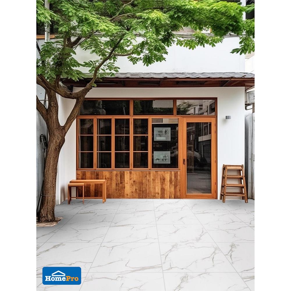 กระเบื้องพื้นพอร์ซเลน 60x60 ซม. TARA จีอัน ขาว A 1.44M2