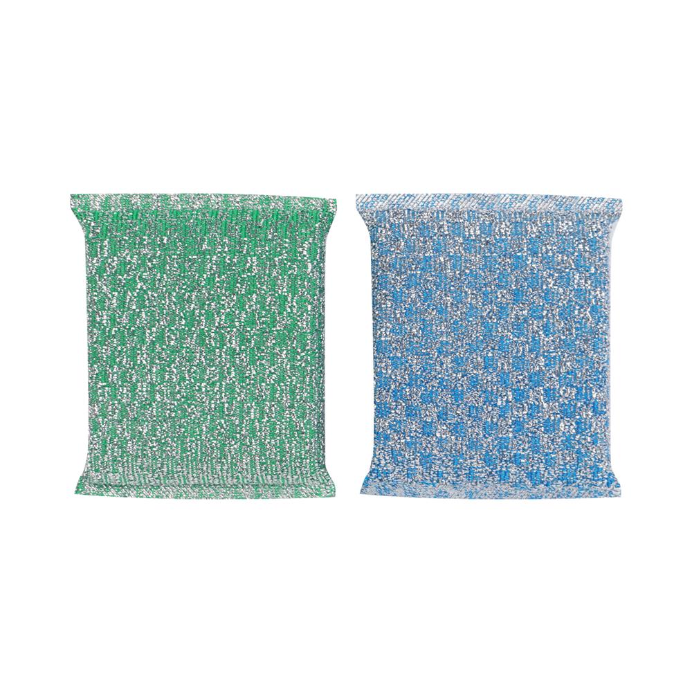 ฟองน้ำหุ้มตาข่ายซิลเวอร์ ACCO 3X4 นิ้ว แพ็ก 6 ชิ้น