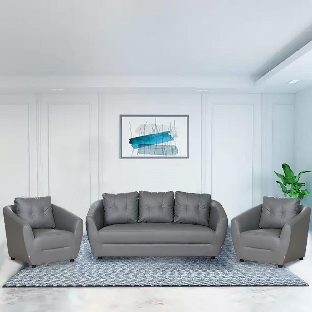 ชุดโซฟา 5 ที่นั่ง AS FURNITURE ROOF LGYD10 PVC สีเทา