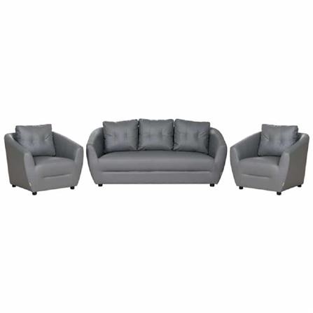 ชุดโซฟา 5 ที่นั่ง AS FURNITURE ROOF LGYD10 PVC สีเทา