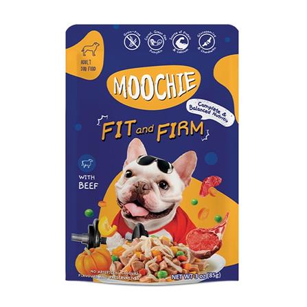 อาหารเปียกสุนัข MOOCHIE FIT AND FIRM 85 ก._0