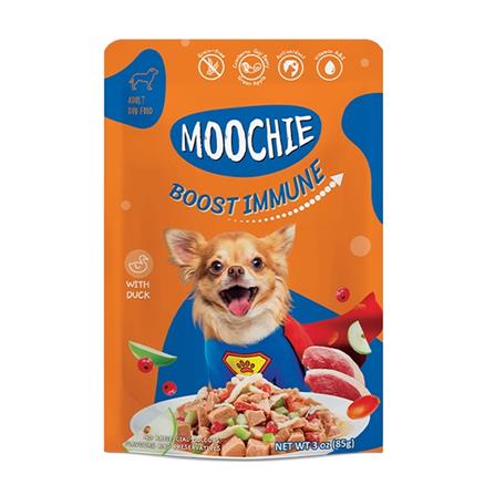 อาหารเปียกสุนัข MOOCHIE BOOST IMMUNE 85 ก._0