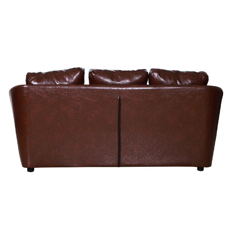 ชุดโซฟา 5 ที่นั่ง AS FURNITURE ROOF LBWB22 PVC สีน้ำตาลเข้ม