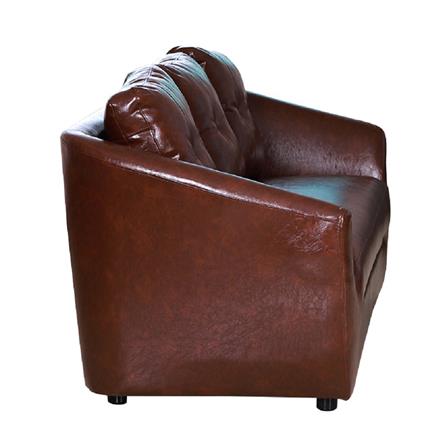 ชุดโซฟา 5 ที่นั่ง AS FURNITURE ROOF LBWB22 PVC สีน้ำตาลเข้ม_2