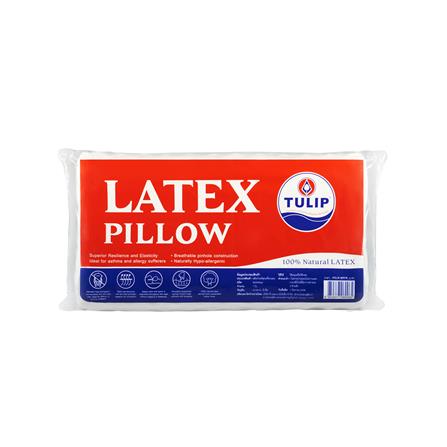 หมอนสุขภาพ ยางพารา TULIP LATEX 06006 33x61x11 นิ้ว สีขาว_1