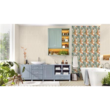 กระเบื้องผนัง 10x16 นิ้ว COTTO แทนเจอรีน เบจ PM (HYG) 1 ตร.ม._6