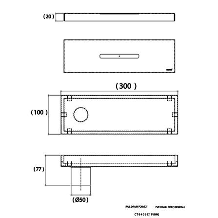 รางน้ำทิ้ง COTTO CT6406Z1P(HM)_1