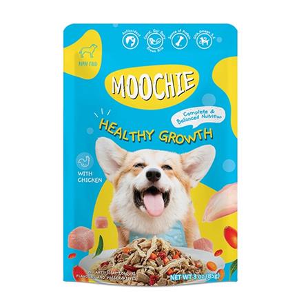 อาหารเปียกสุนัข MOOCHIE HEALTHY GROWTH 85 ก._0