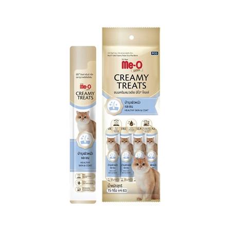 ขนมแมวเลีย MEO GOLD CREAMY TREATS TUNA AND BIOTIN 60 ก. (แพ็ก 4 ชิ้น)_0