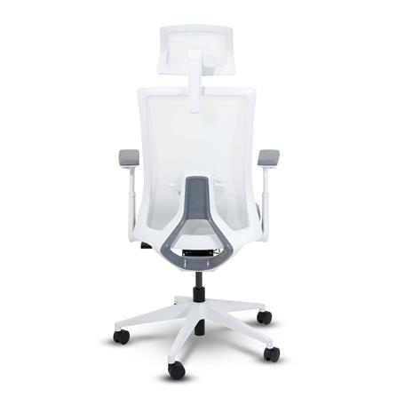 เก้าอี้สุขภาพ BEWELL FROZEN สีขาว_5