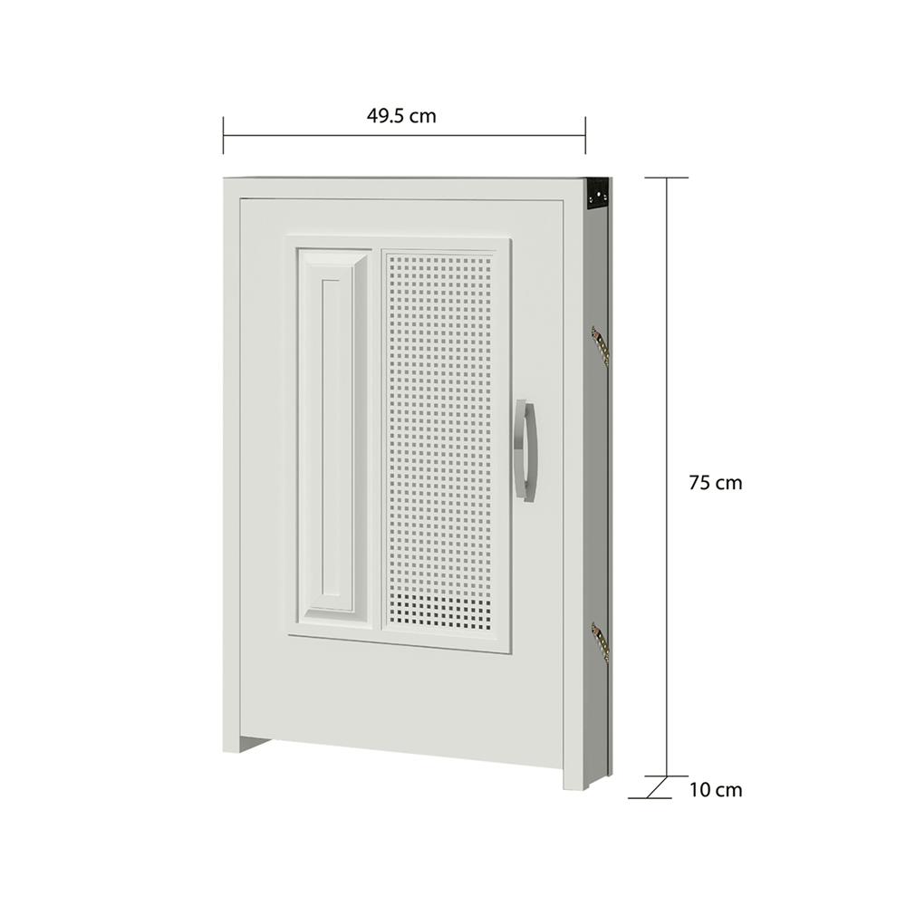 บานถังแก๊ส CABIN SQUARE 49.5X75 ซม. สีครีม