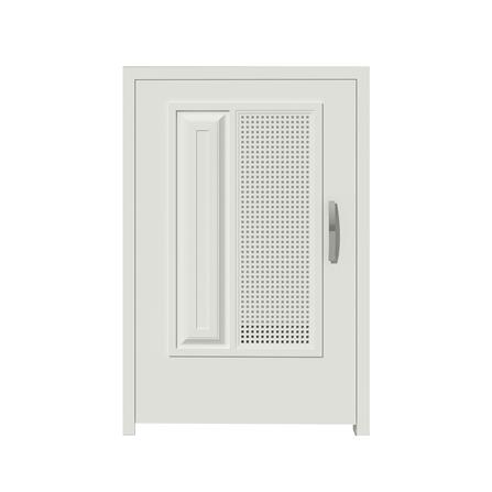 บานถังแก๊ส CABIN SQUARE 49.5X75 ซม. สีครีม