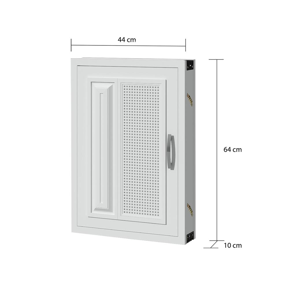 บานซิงค์เดี่ยว CABIN SQUARE 44X64 ซม. สีครีม