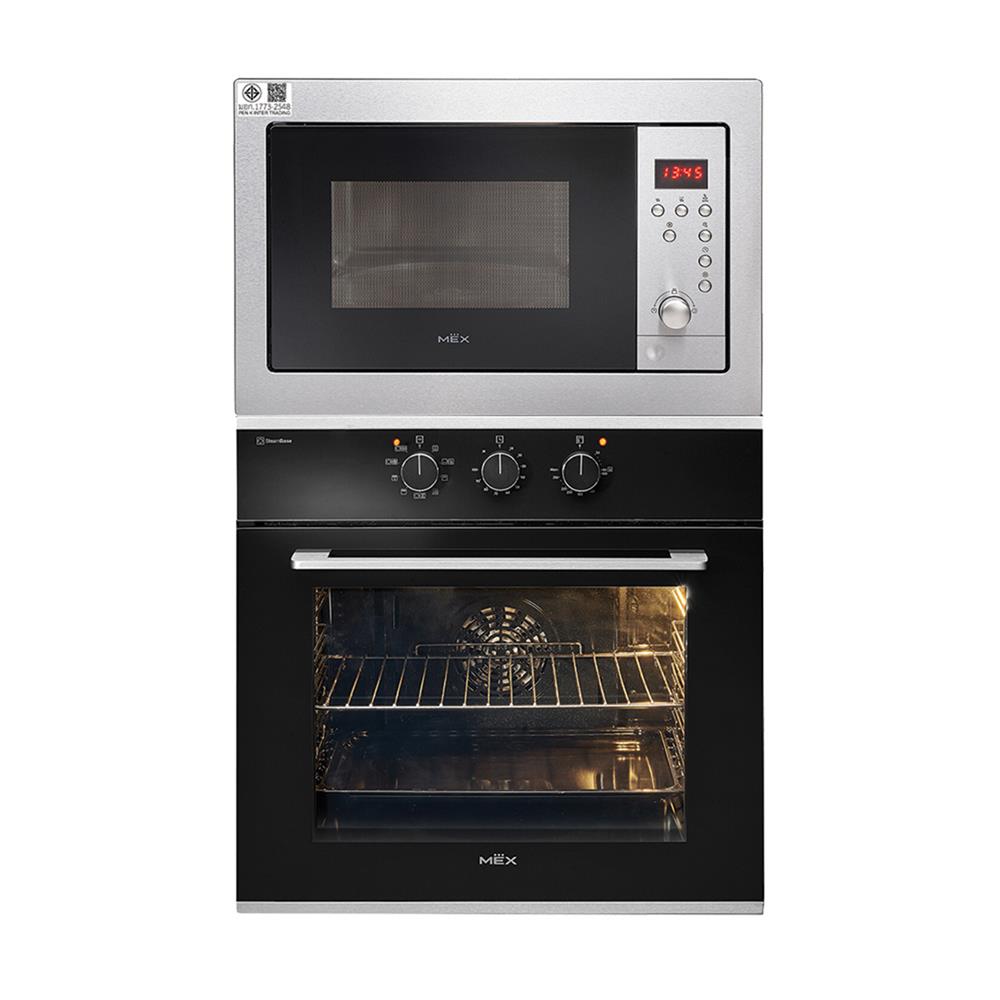 ไมโครเวฟ+เตาอบ MEX MM625S+VRM9651B