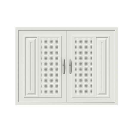 บานซิงค์คู่ PP CABIN SQUARE 84X64 ซม. สีครีม