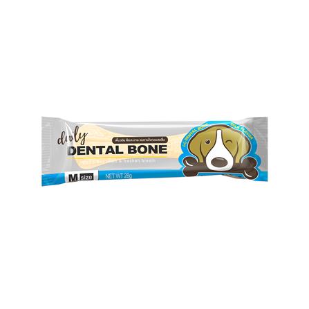ขนมขัดฟันสุนัข DENTAL BONE MILK M 28 ก. 24 ชิ้น/กล่อง_0