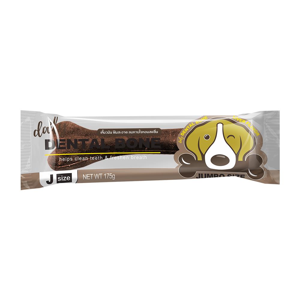 ขนมขัดฟันสุนัข DENTAL BONE LIVER J 175 ก. 12 ชิ้น/กล่อง